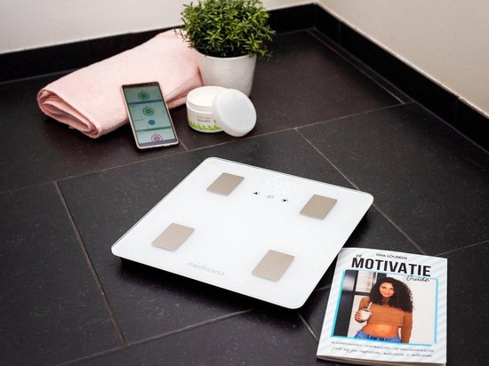 Super handige weegschaal - houd veel specifieke gegevens handig bij met een app!